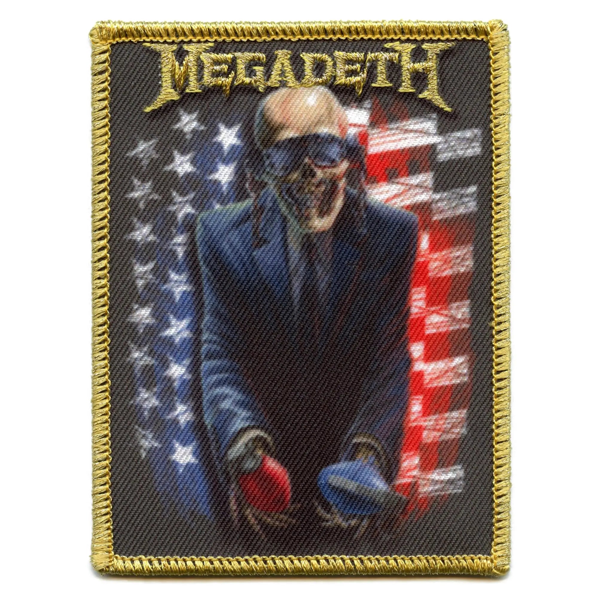 Official Megadeth Patch Professional Skeleton Embroidered Iron On
