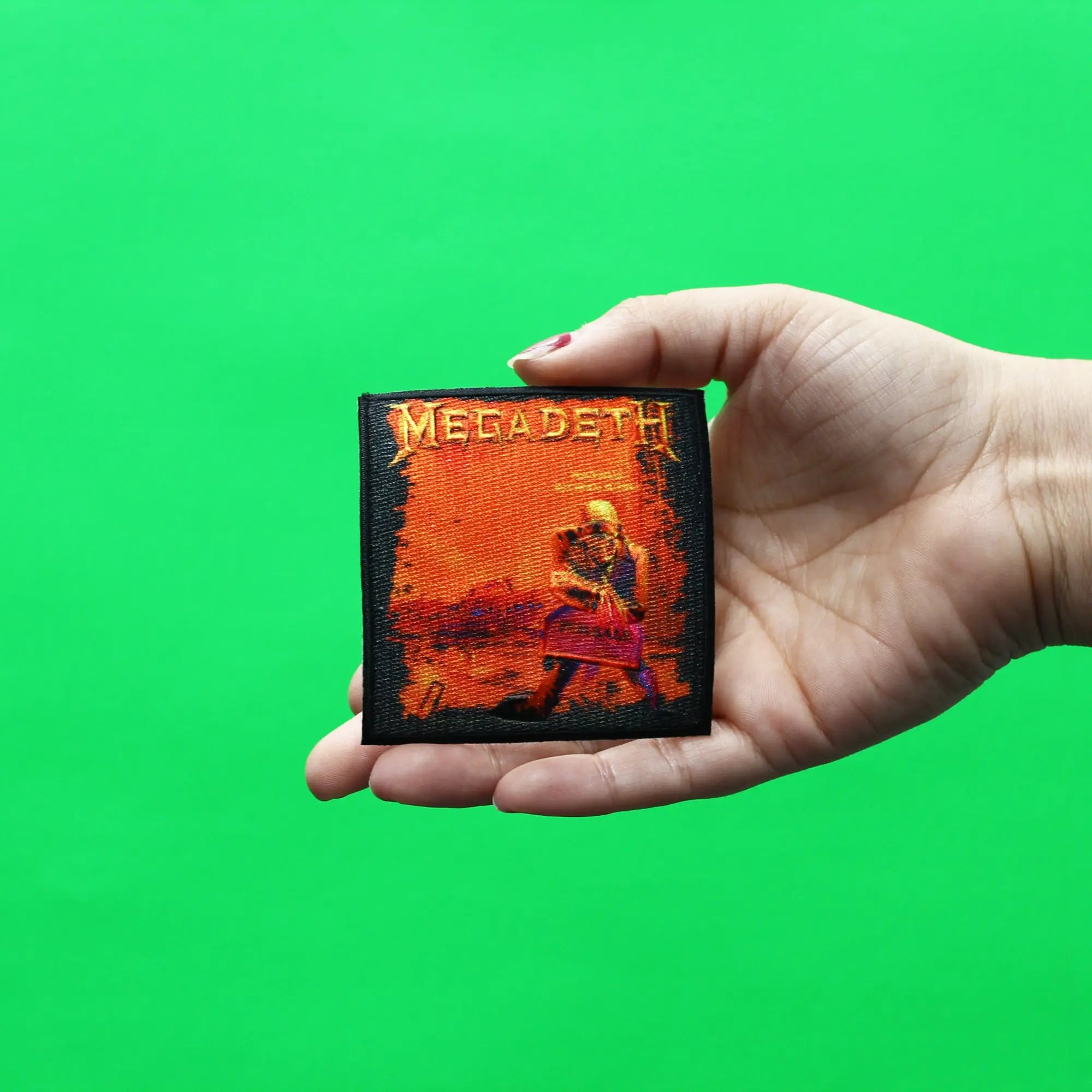 Megadeth Patch Peace Sells Embroidered Iron On