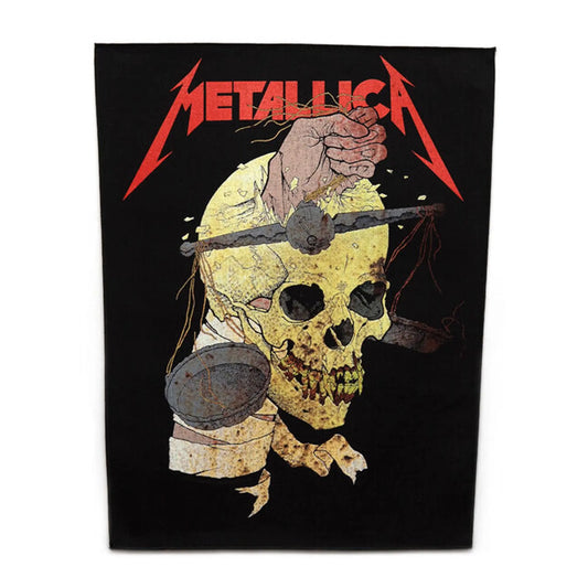Metallica 'Harvester Of Sorrow' Back Of Jacket Patch Black Woven Sew On Patch