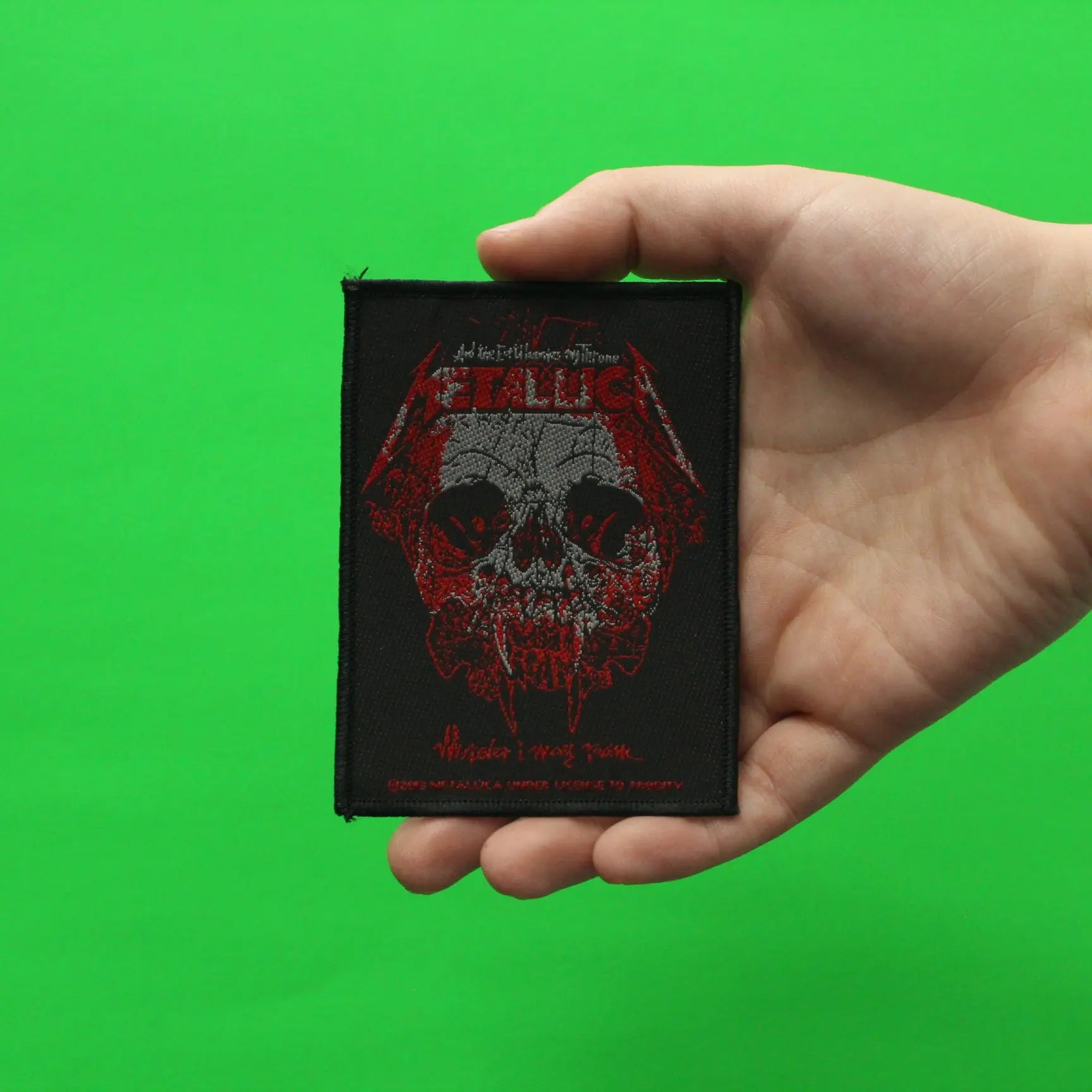 Metallica Wherever I May Roam Woven Sew On Patch