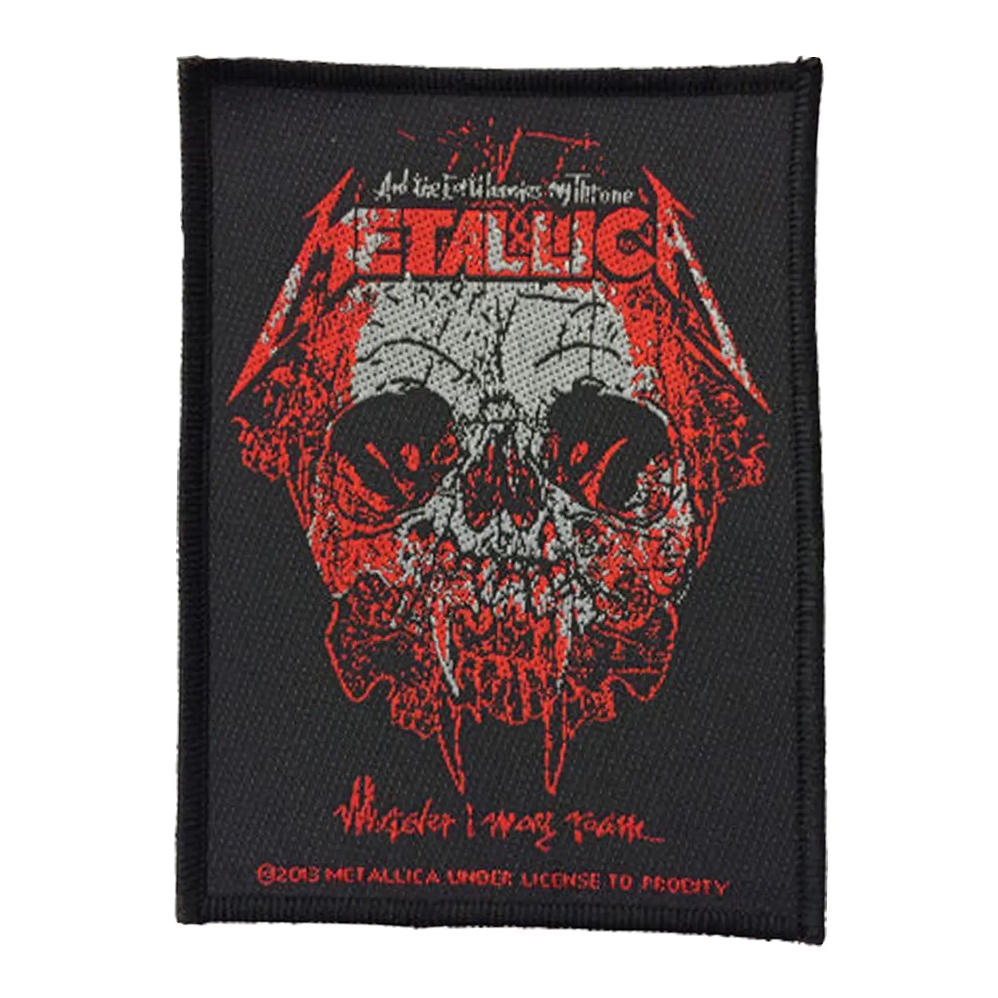 Metallica Wherever I May Roam Woven Sew On Patch
