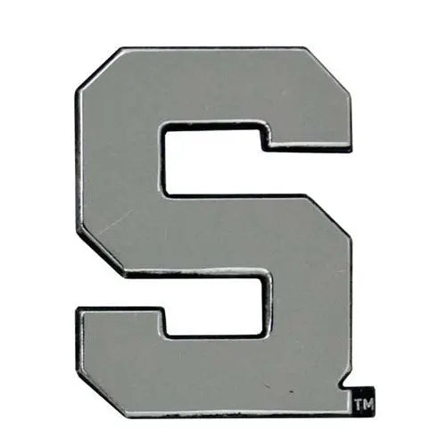 Michigan State Spartans Solid Metal Chrome Emblem