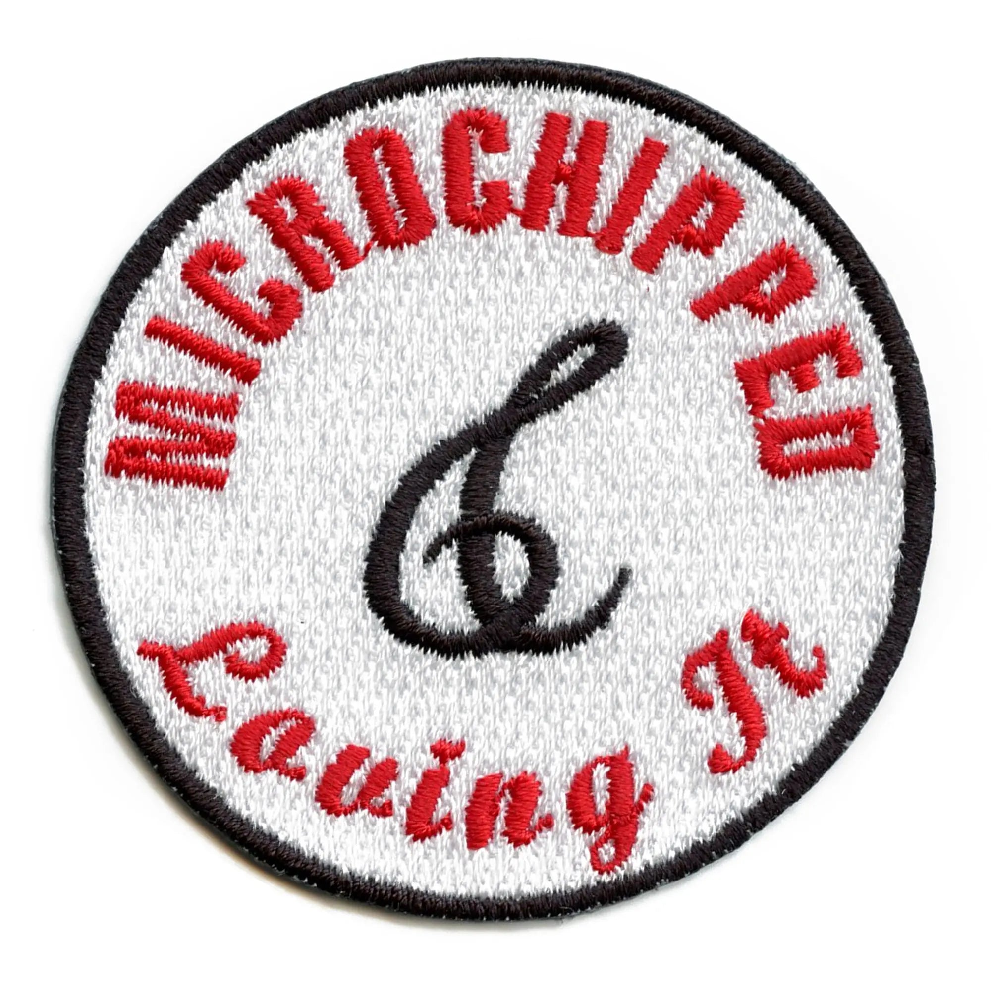 Microchipped & Loving It Patch Health Joke Embroidered Iron On