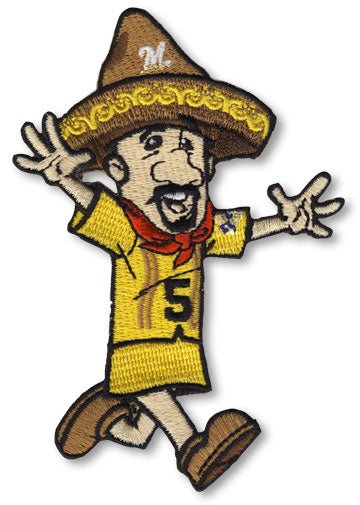 Milwaukee Brewers Sausage Race 5 Cinco de Mayo Team Mascot Patch