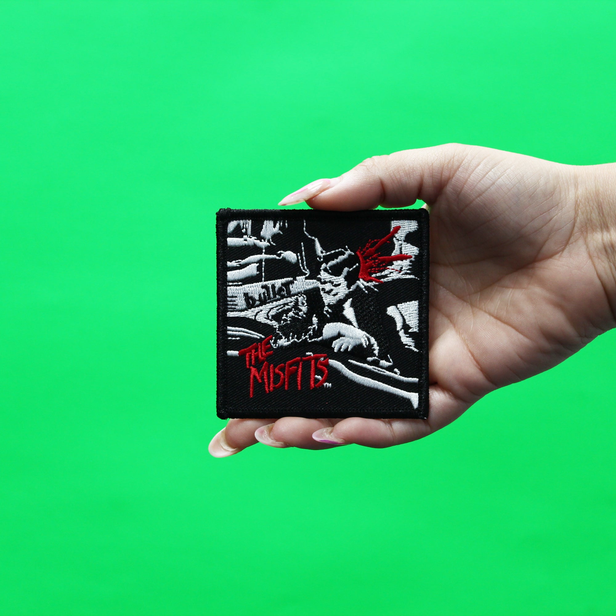 The Misfits Patch Bullet Cover Embroidered Iron On