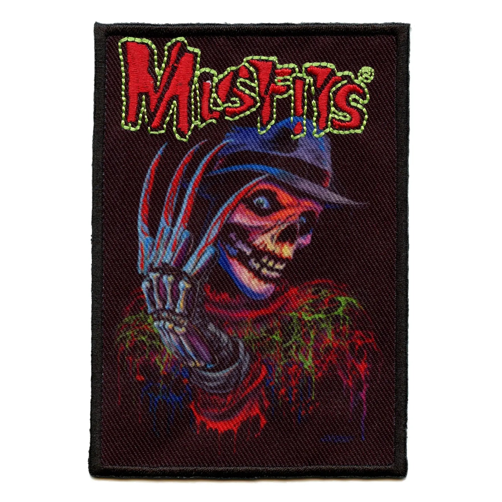 Misfits Patch Nightmare Skeleton Embroidered Iron On