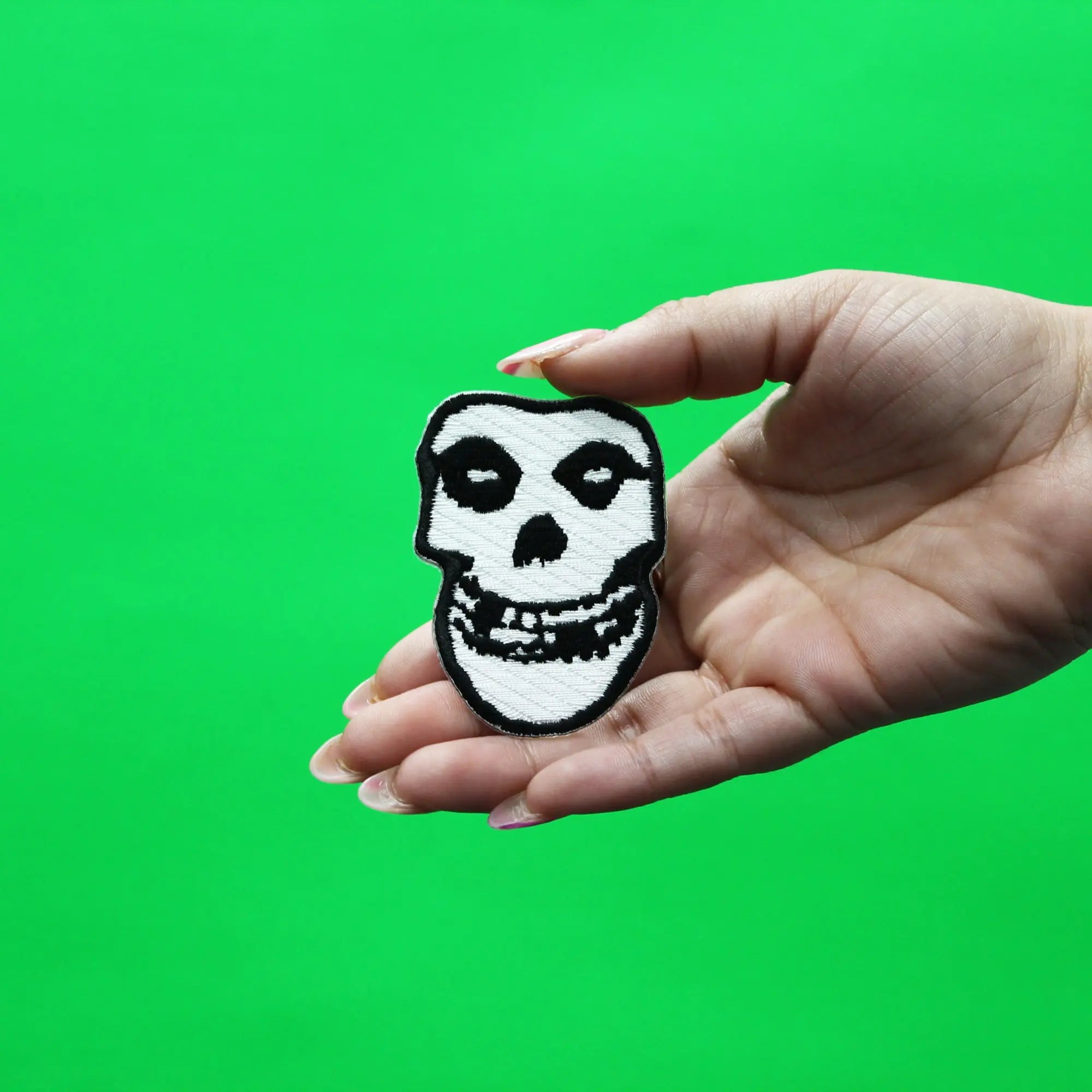 Official Misfits Patch Small Logo Skull Embroidered Iron On