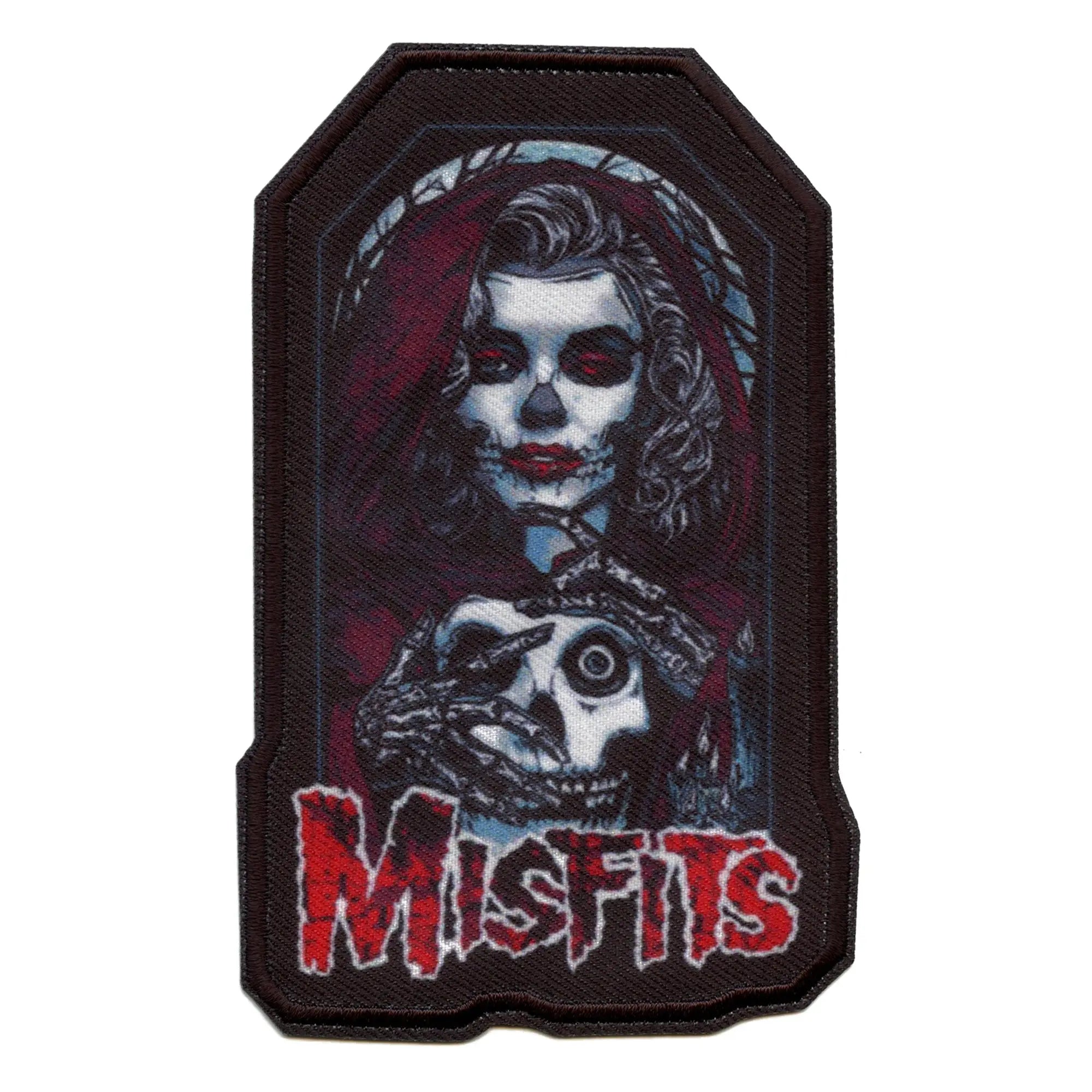 Misfits Patch Unmasked Woman Embroidered Iron On
