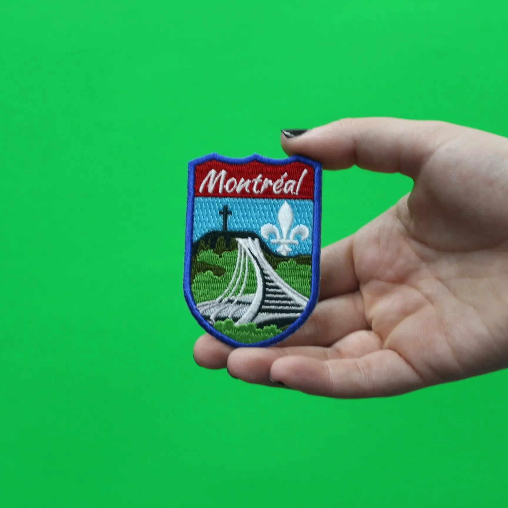 Montreal Canada Shield Embroidered Iron On Patch