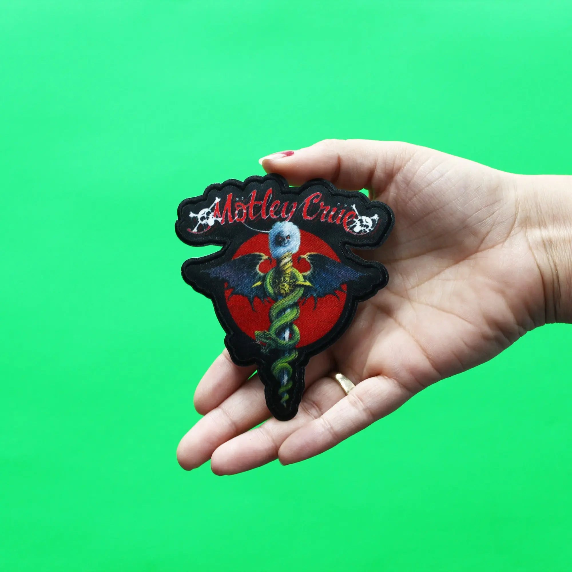 Motley Crue Patch Dr. Feelgood Embroidered Iron On
