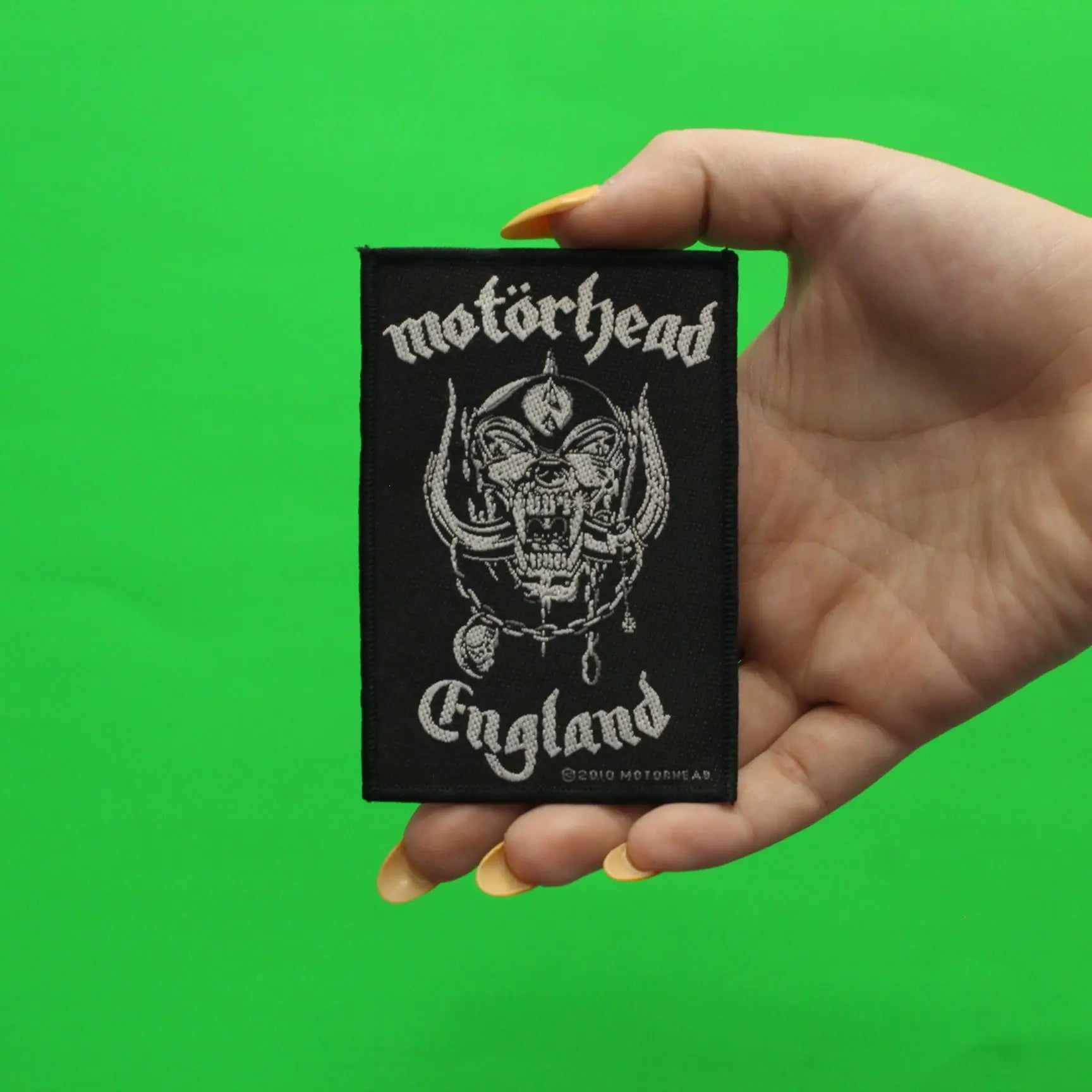 2010 Motorhead England Woven Sew On Patch