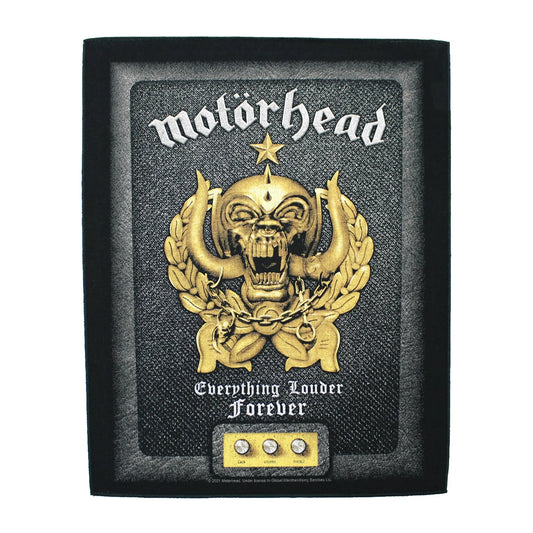 Motorhead Everything Louder Forever Patch 2021 Album XL Woven Sew On