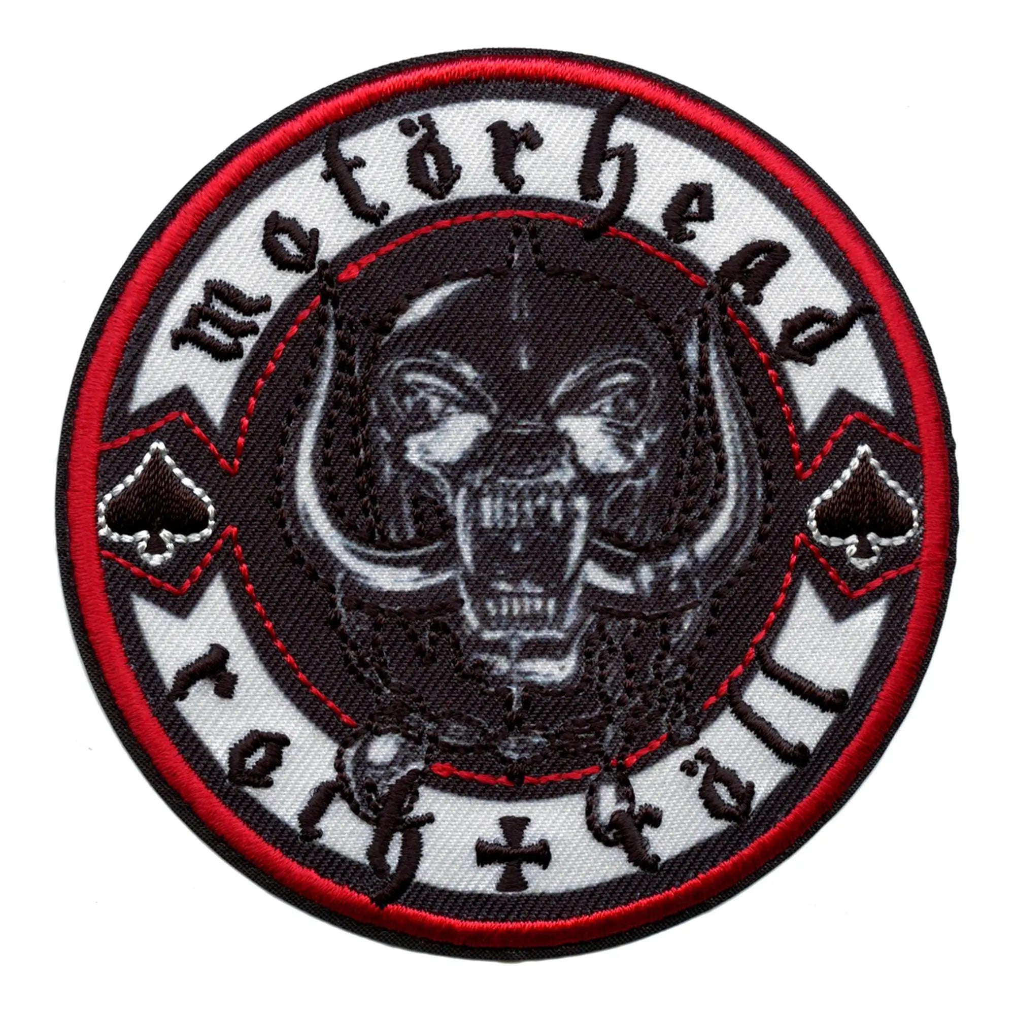 Motörhead Rock N Roll Patch 1987 Album Embroidered Iron On