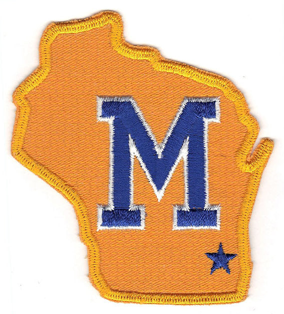 Milwaukee Brewers Alternate Team Logo Sleeve Patch (1970-1977)