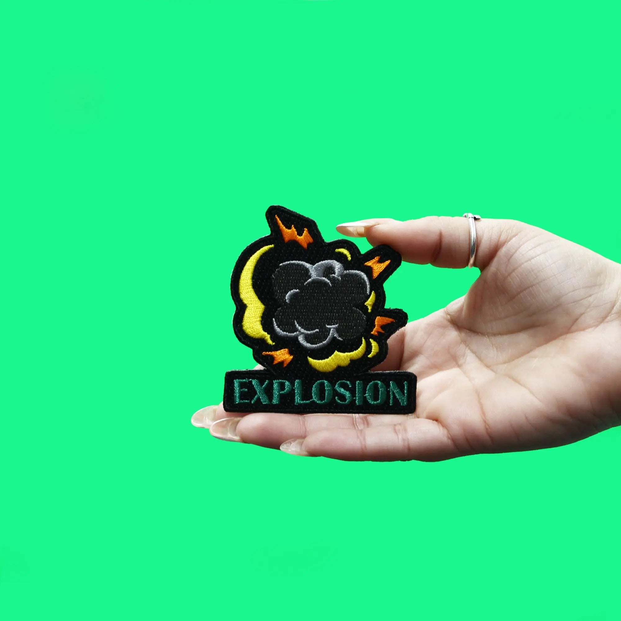 My Hero Academia Patch Bakugo's Explosion Logo Embroidered Iron On