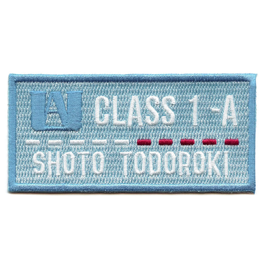 My Hero Academia Shoto Todoroki Patch Class 1-A Badge Embroidered Iron On