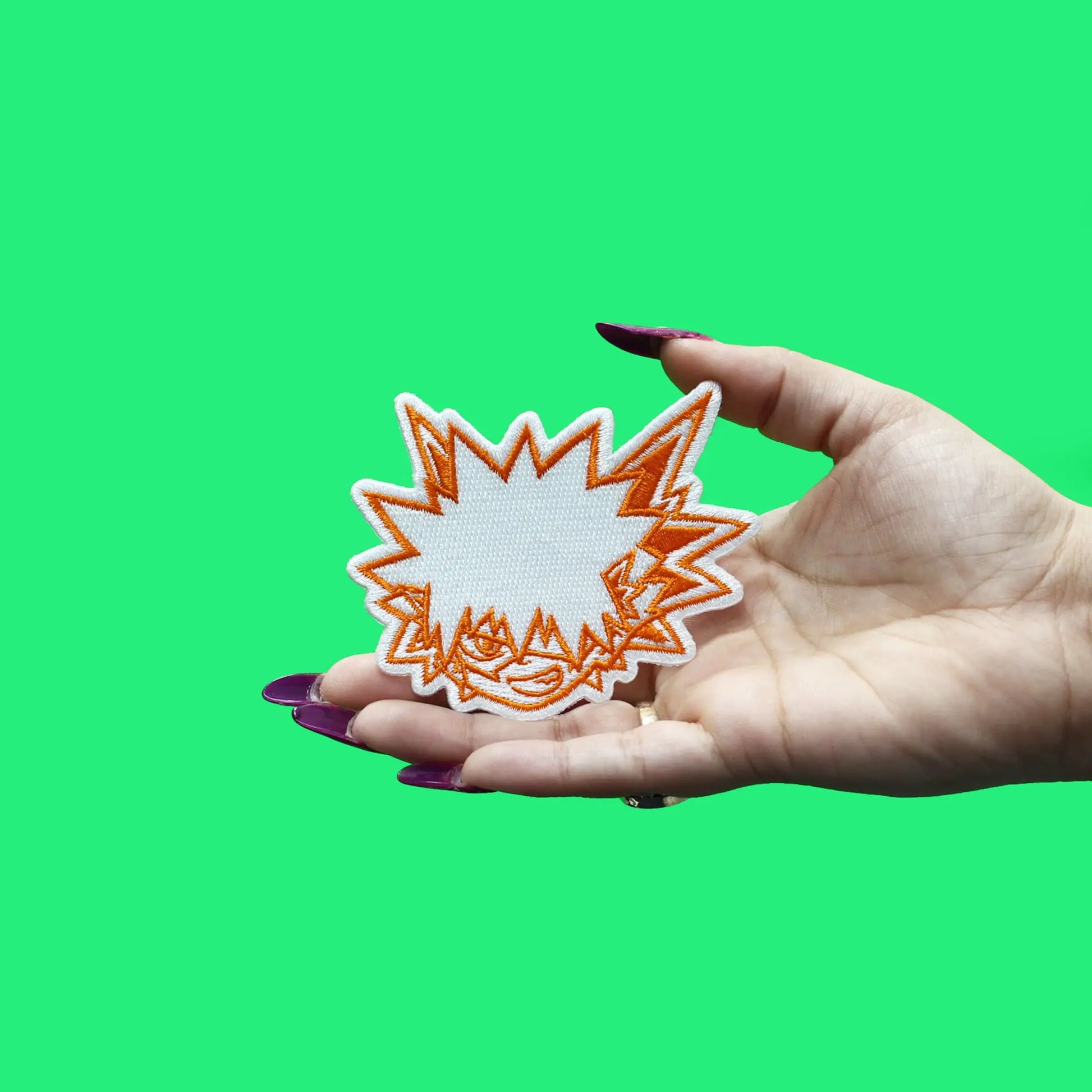 My Hero Academia Katsuki Bakugo Patch Orange Headshot Embroidered Iron On