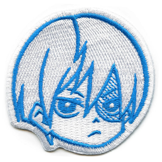 My Hero Academia Shoto Todoroki Patch Blue Headshot Embroidered Iron On