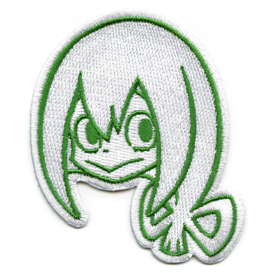 My Hero Academia Tsuyu Asui Patch Green Headshot Embroidered Iron On