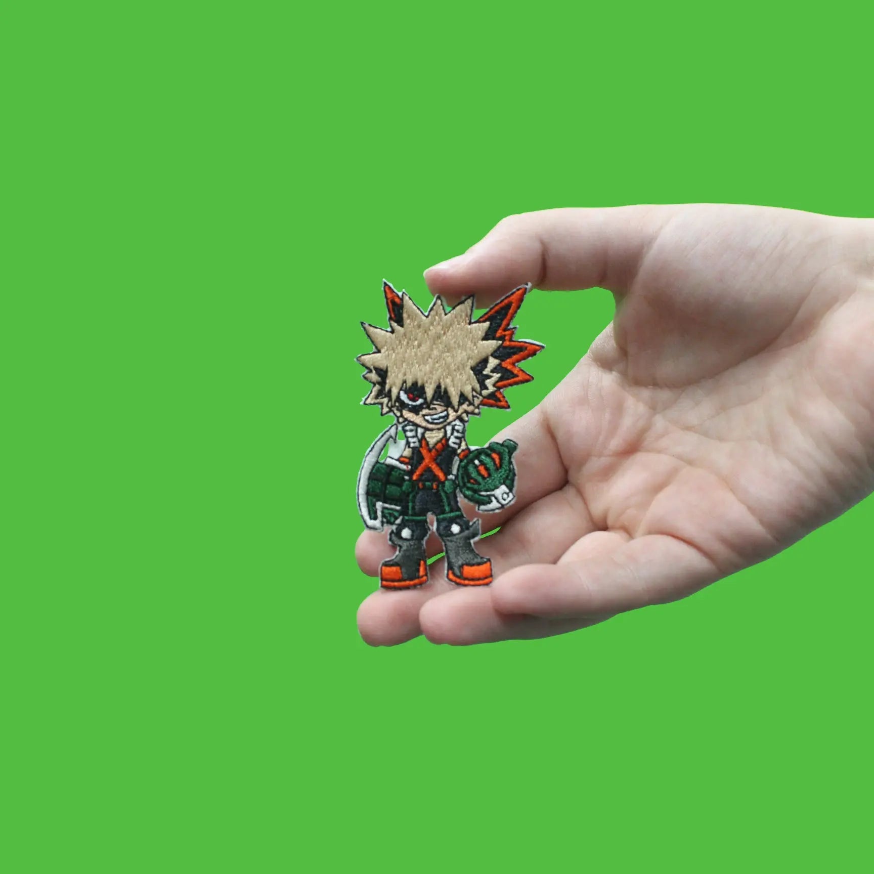 Anime My Hero Academia Chibi Bakugo Embroidered Iron On Patch