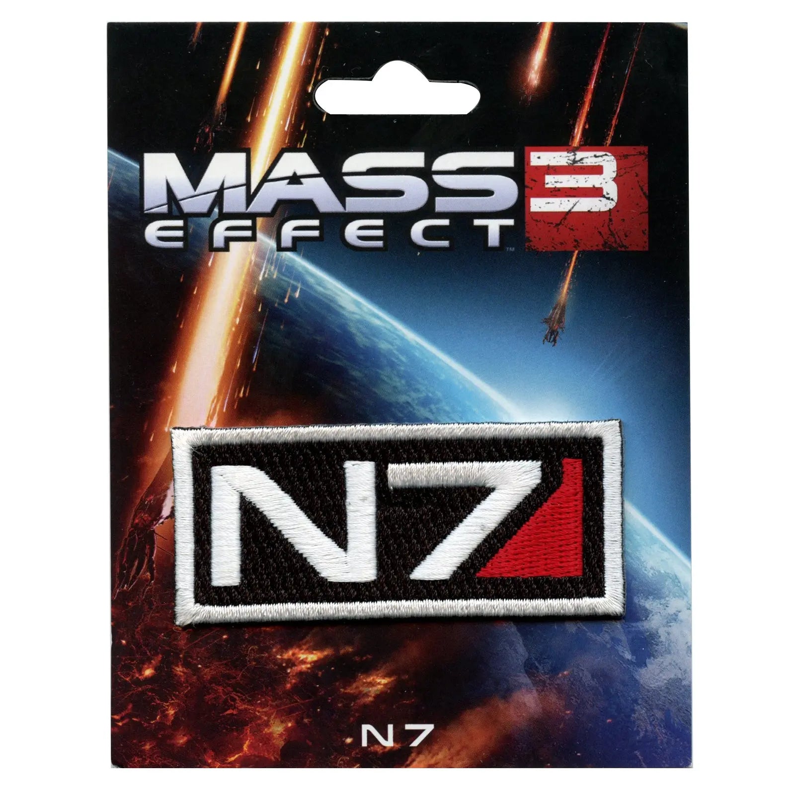 Official Mass Effect: N7 Logo Embroidered Iron On Patch