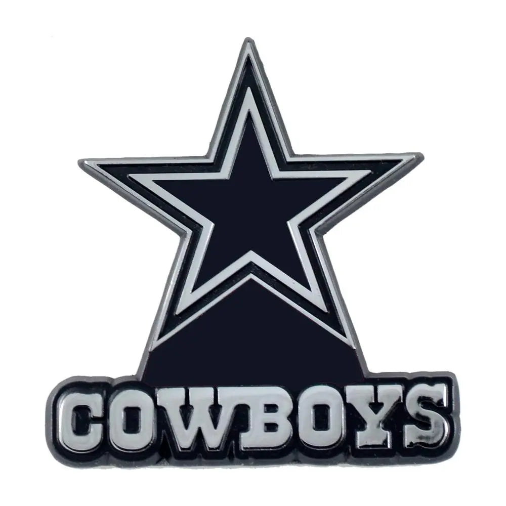 NFL All Teams Premium Chrome Plated Solid Metal Car Auto Emblems Official Logo