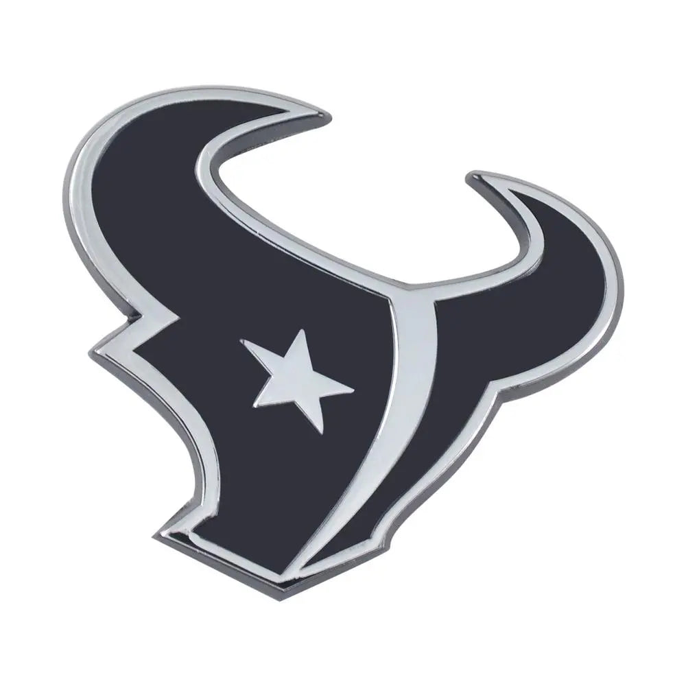 NFL All Teams Premium Chrome Plated Solid Metal Car Auto Emblems Official Logo
