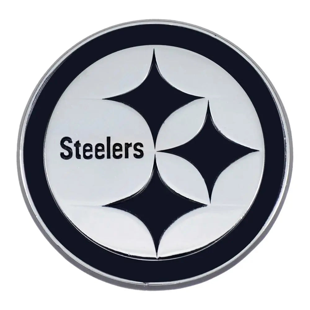NFL All Teams Premium Chrome Plated Solid Metal Car Auto Emblems Official Logo