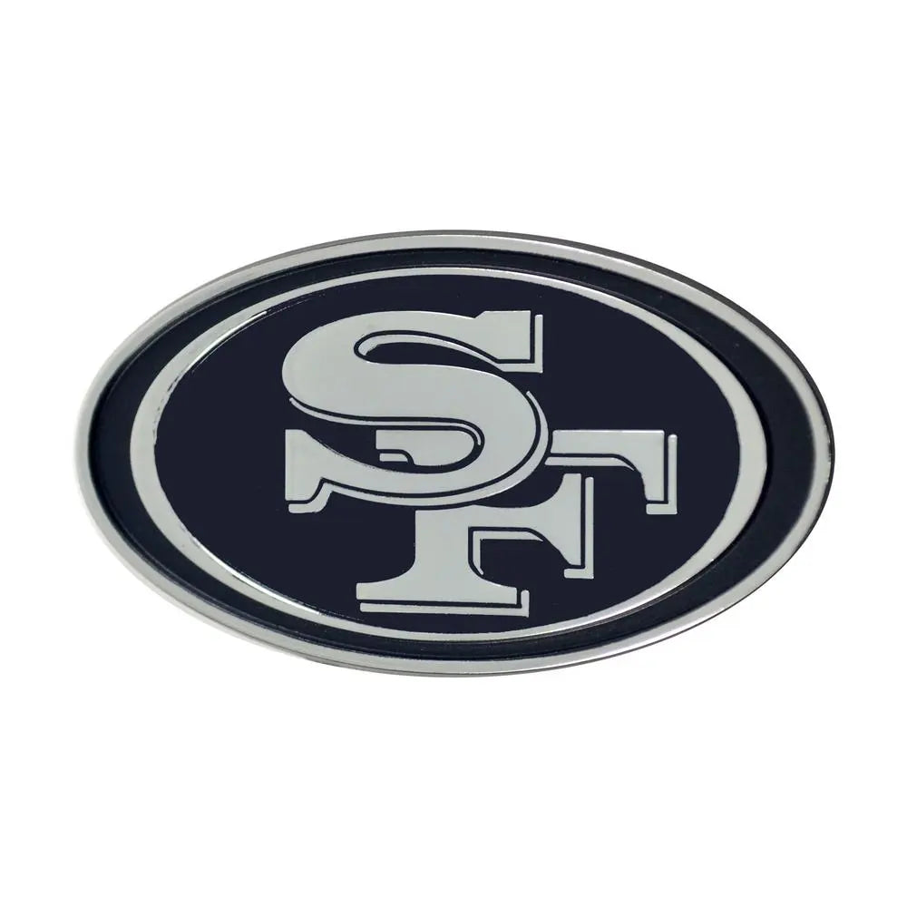 NFL All Teams Premium Chrome Plated Solid Metal Car Auto Emblems Official Logo