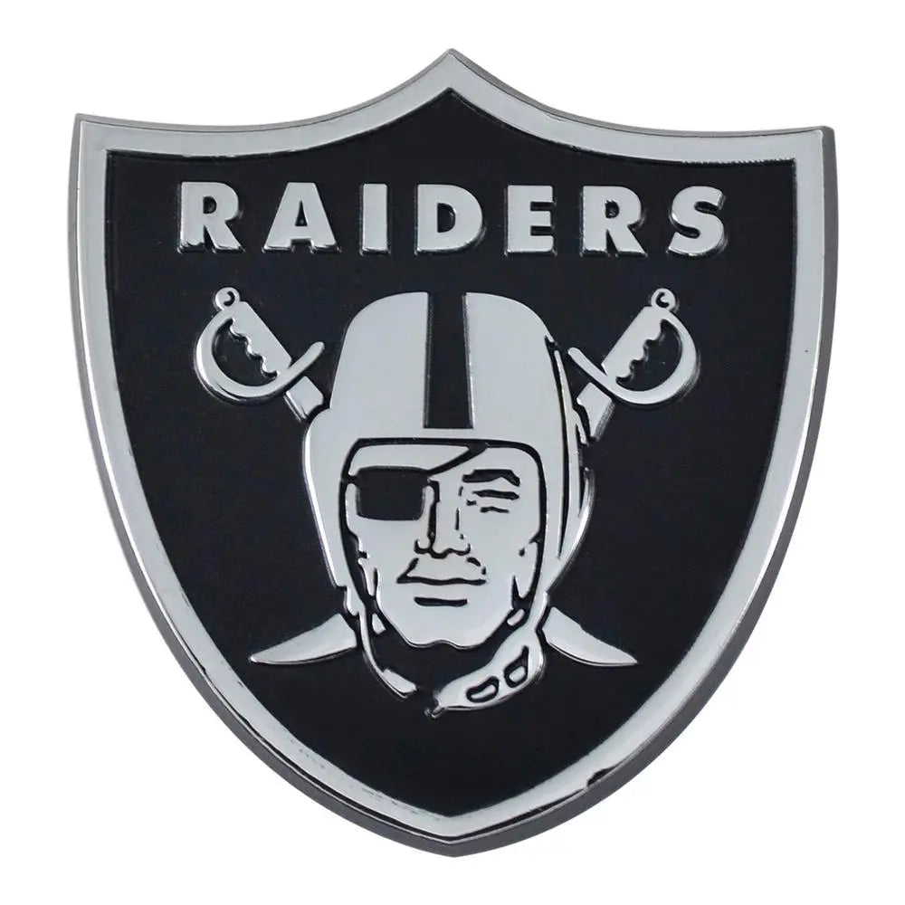 NFL All Teams Premium Chrome Plated Solid Metal Car Auto Emblems Official Logo