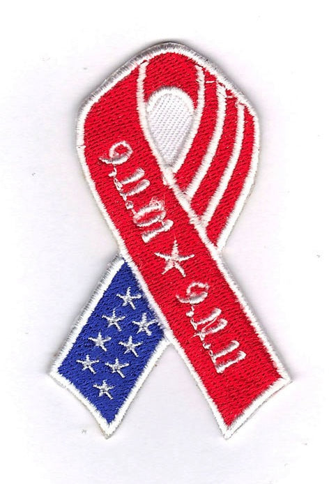 9/11 Commemorative Ribbon 10 Year Anniversary Memorial Jersey Patch