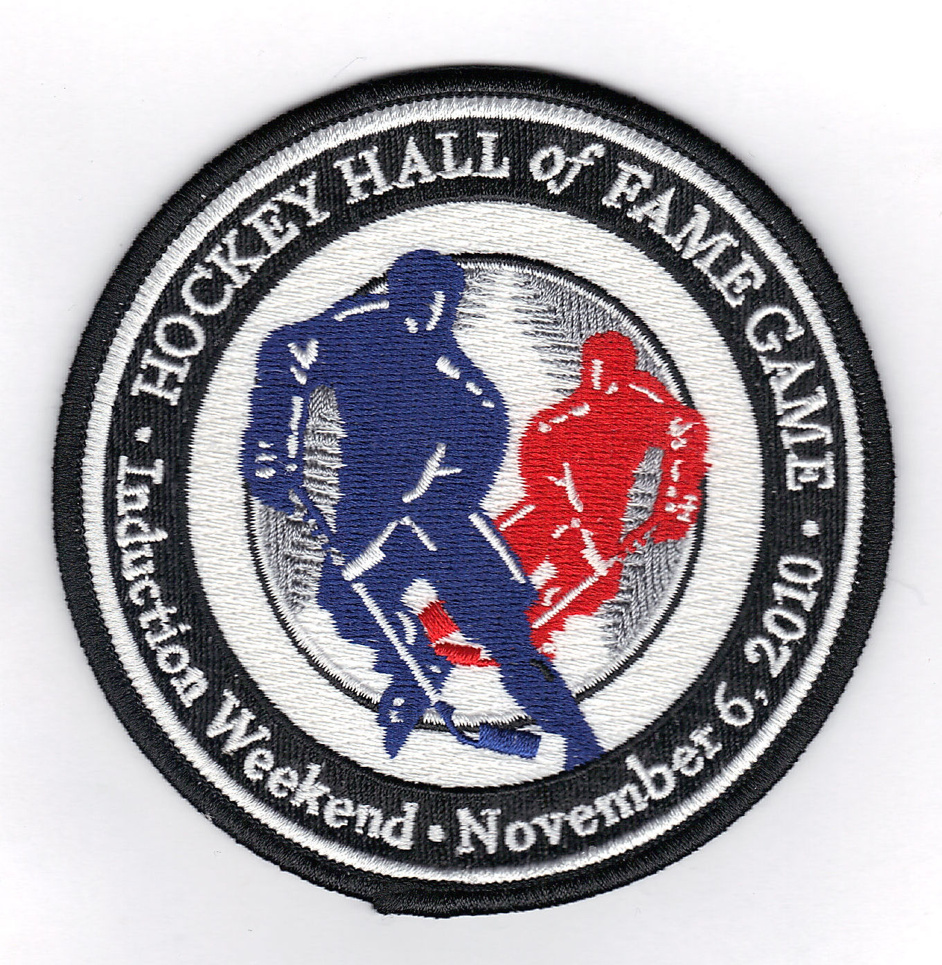 2010 Hockey Hall OF Fame Game Logo Jersey Patch (Buffalo Sabres & Toronto Maple Leafs)