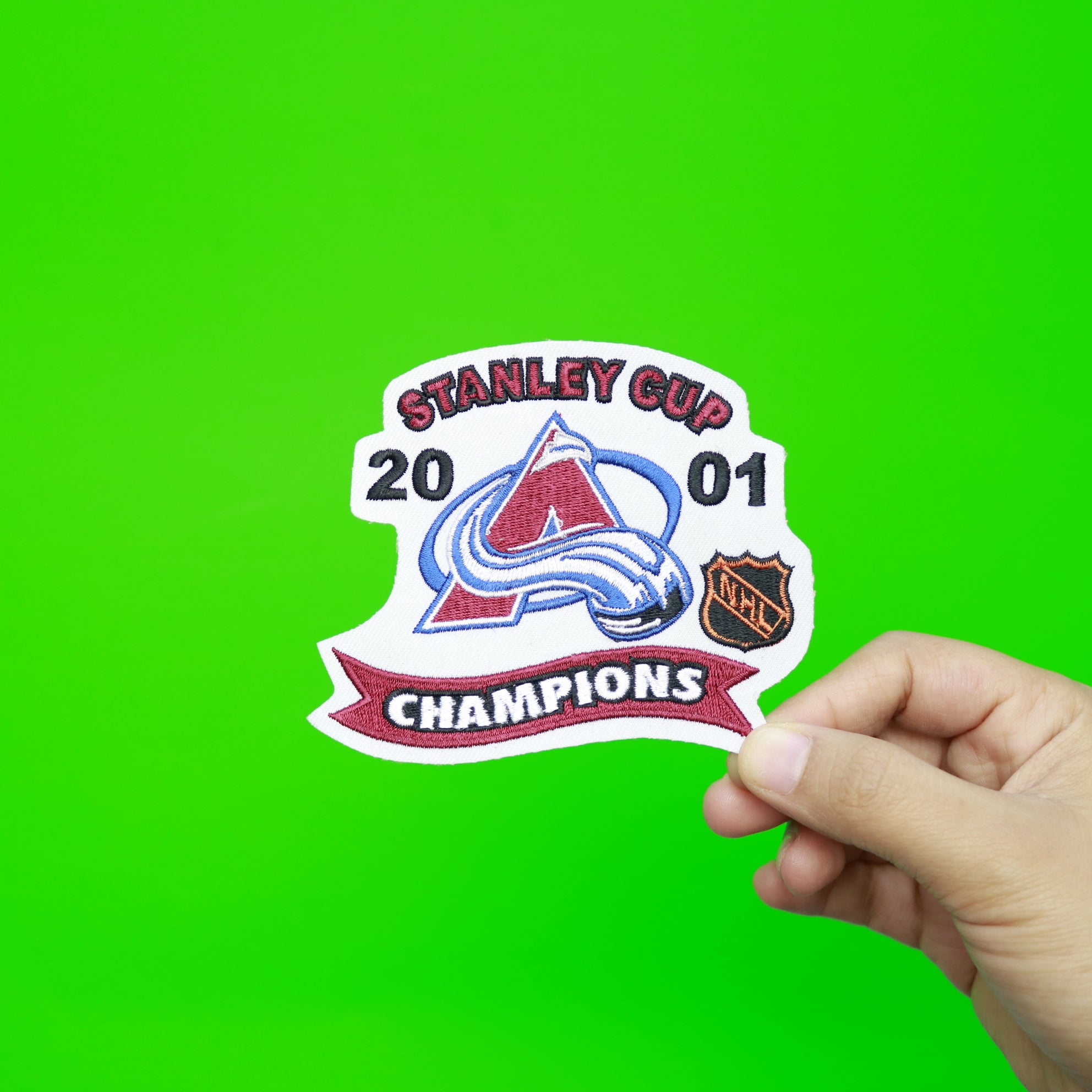 2001 NHL Stanley Cup Finals Champions Colorado Avalanche Patch
