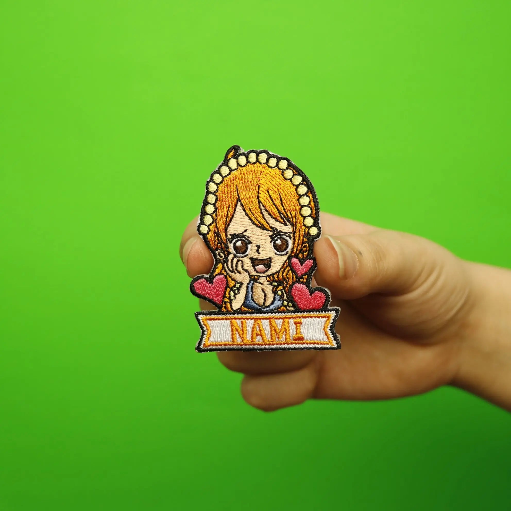 One Piece Anime Nami Embroidered Iron On Patch