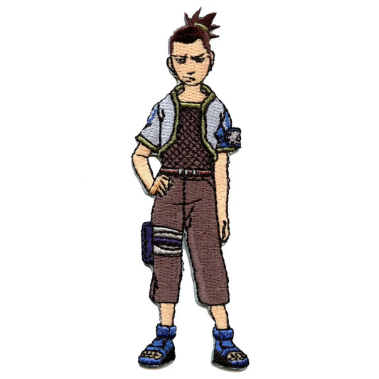 Naruto Anime Shikamaru Embroidered Iron On Patch