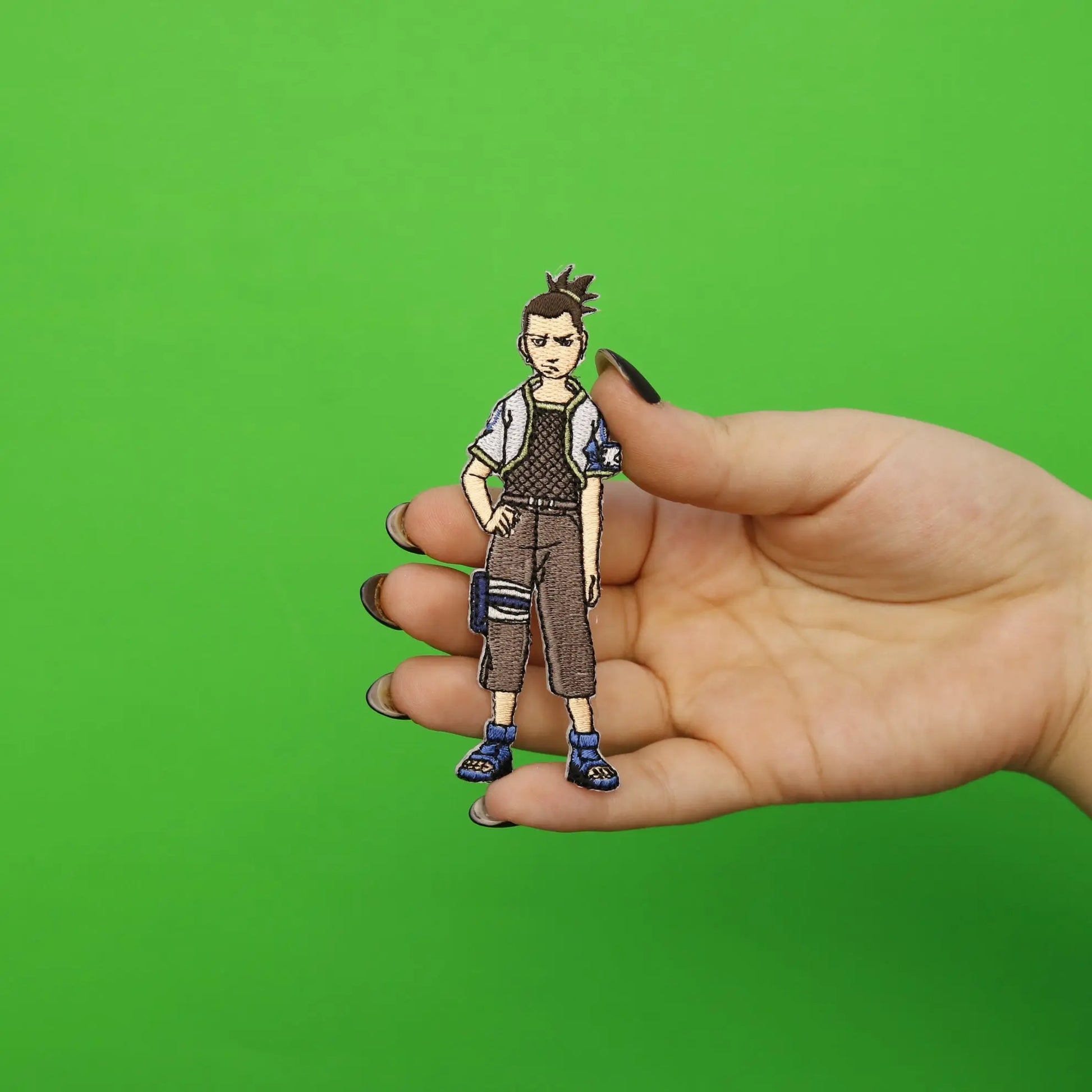 Naruto Anime Shikamaru Embroidered Iron On Patch