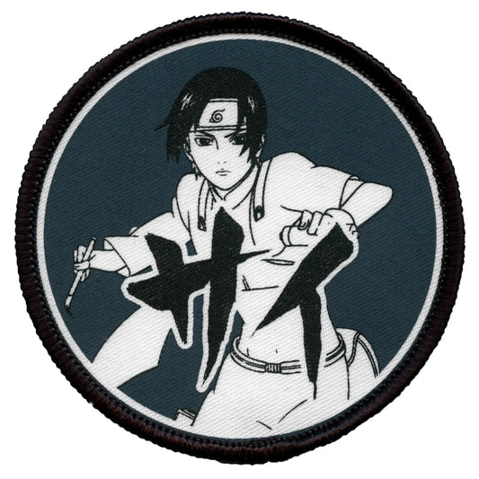 Naruto Sai Patch Round Portrait Sublimated Iron On