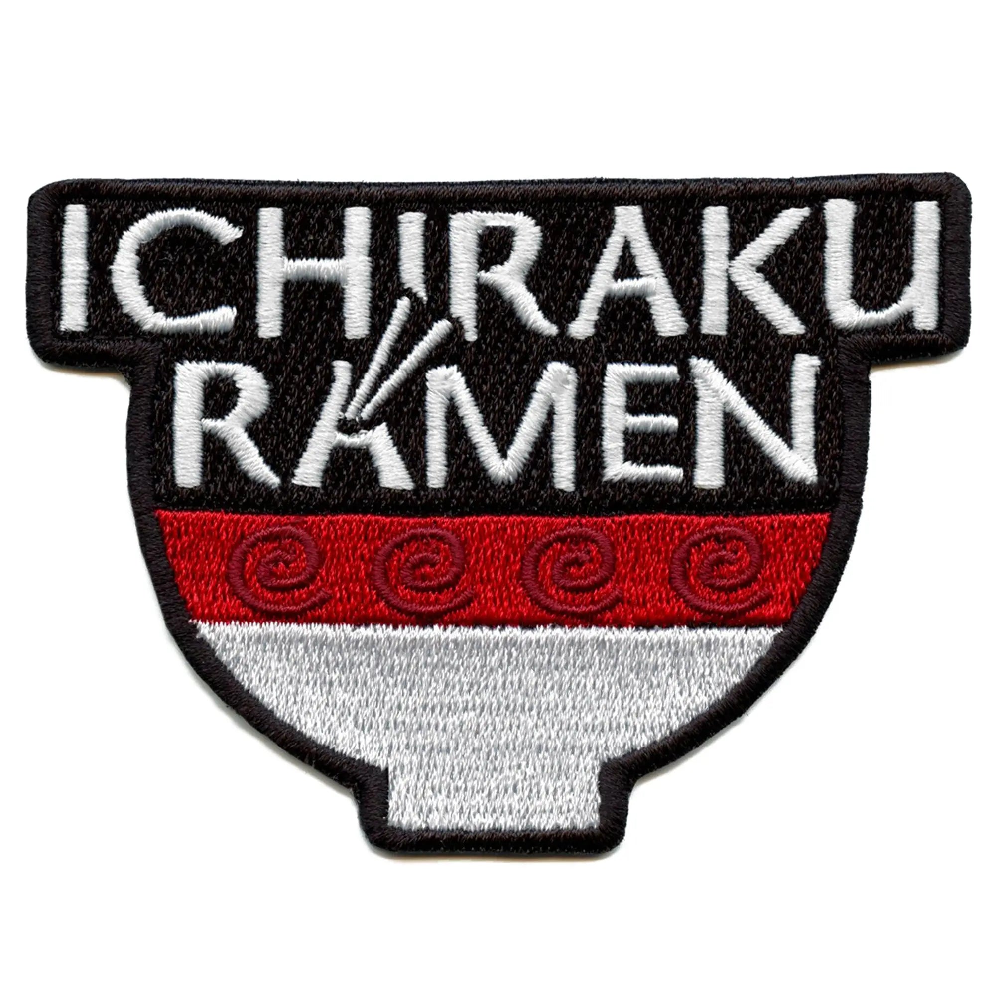 Anime Ichiraku Ramen Noodles Patch Bowl Embroidered Iron On
