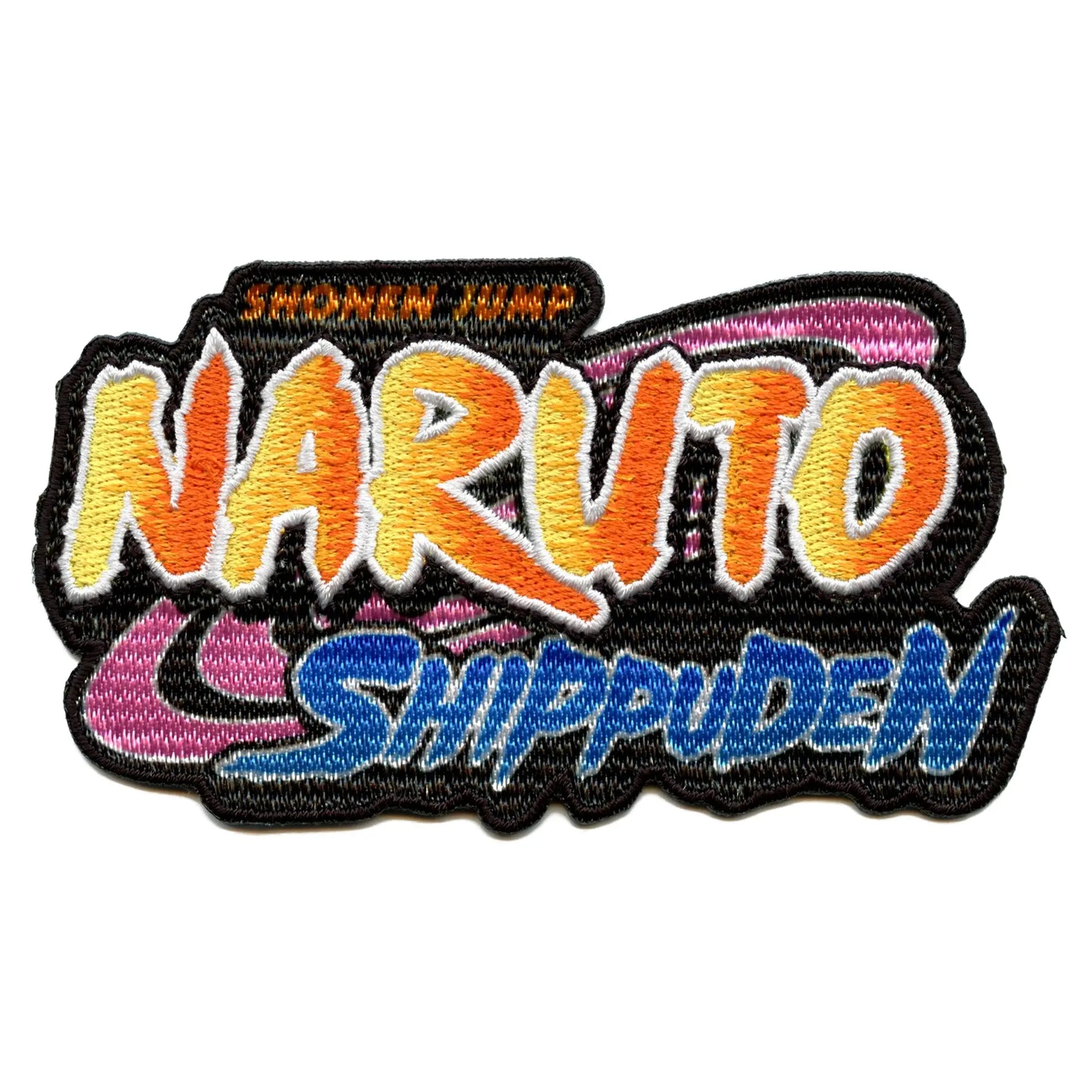 Naruto Shippuden Shonen Jump Patch Anime Logo Embroidered Iron