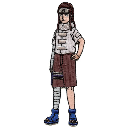Naruto Anime Neji Embroidered Iron On Patch