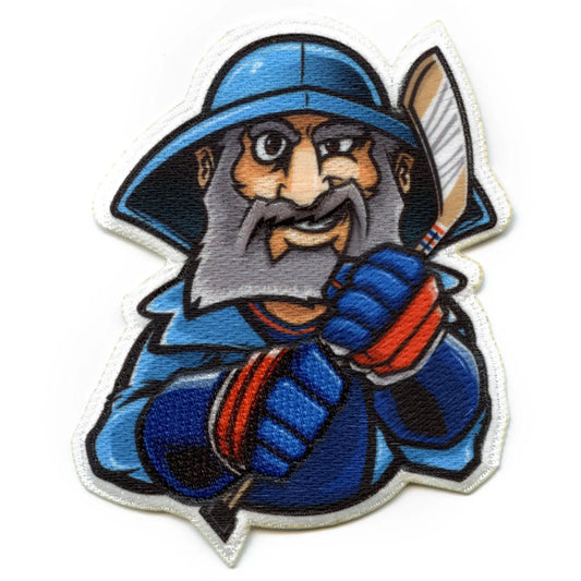 New York Raincoat Man FotoPatch Mascot Hockey Parody Embroidery Iron On