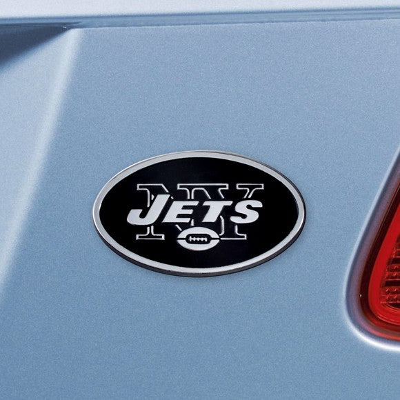 New York Jets Premium Solid Metal Chrome Plated Car Auto Emblem
