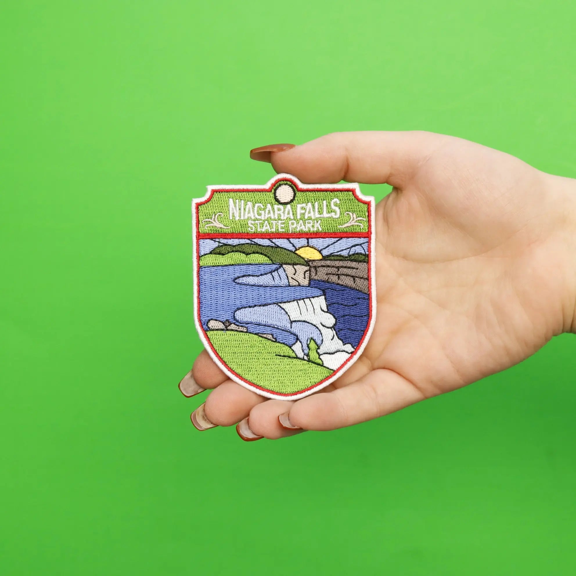 Niagara Falls National Park Travel Patch Embroidered Iron On Patch