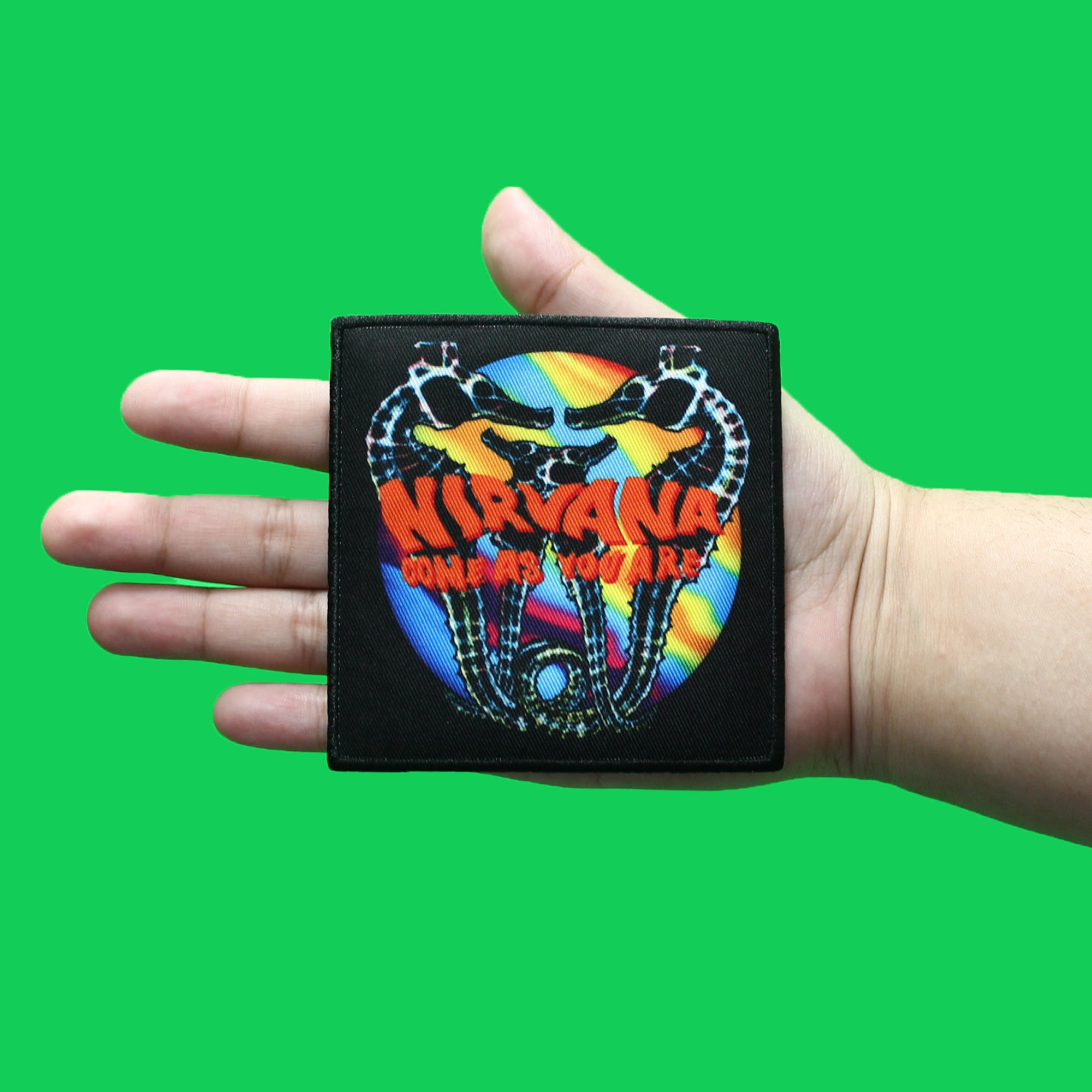 Nirvana Come As You Are Patch Grunge Rock Band Sublimated Iron On