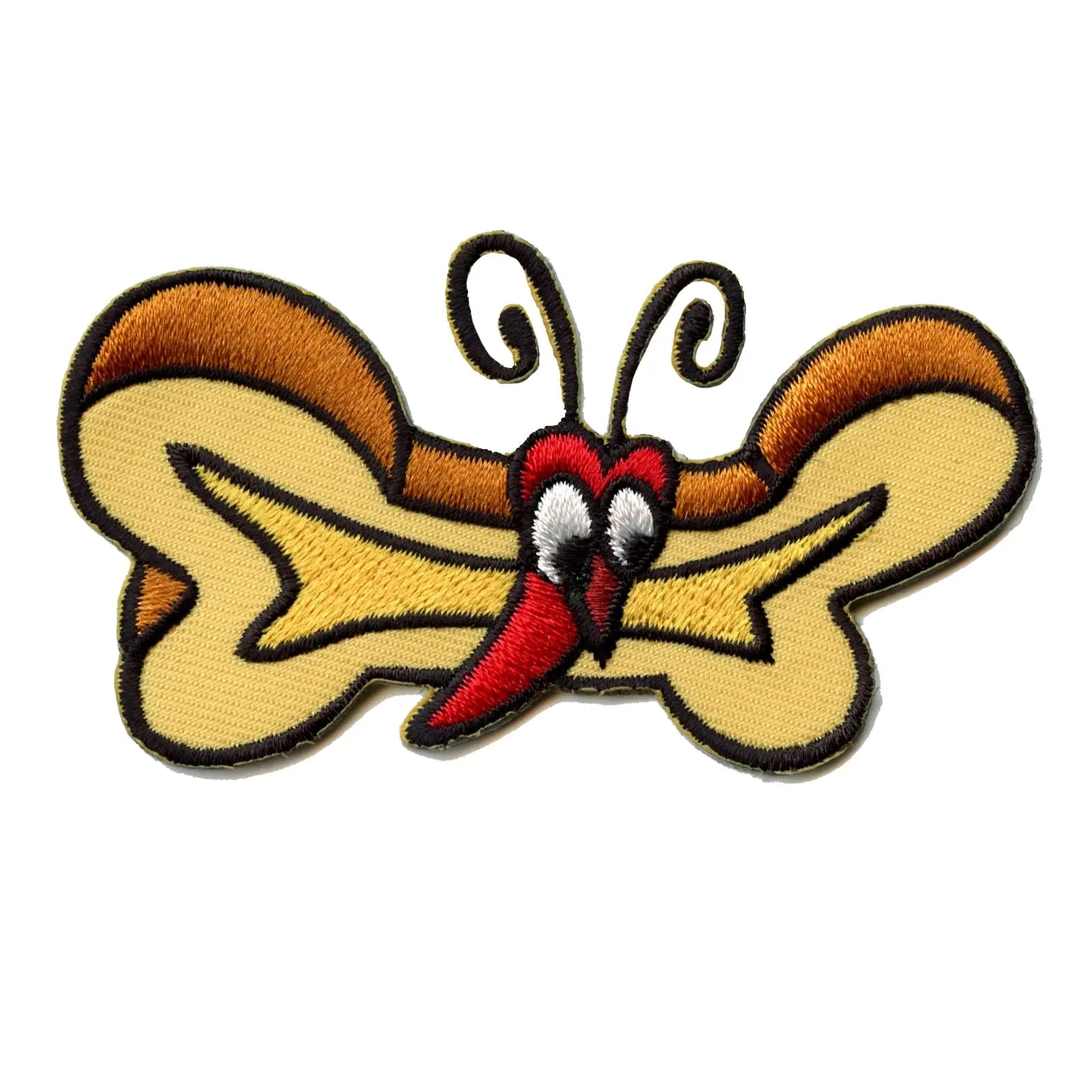 Official Alice In Wonderland Bread & Butterfly Embroidered Iron On Patch