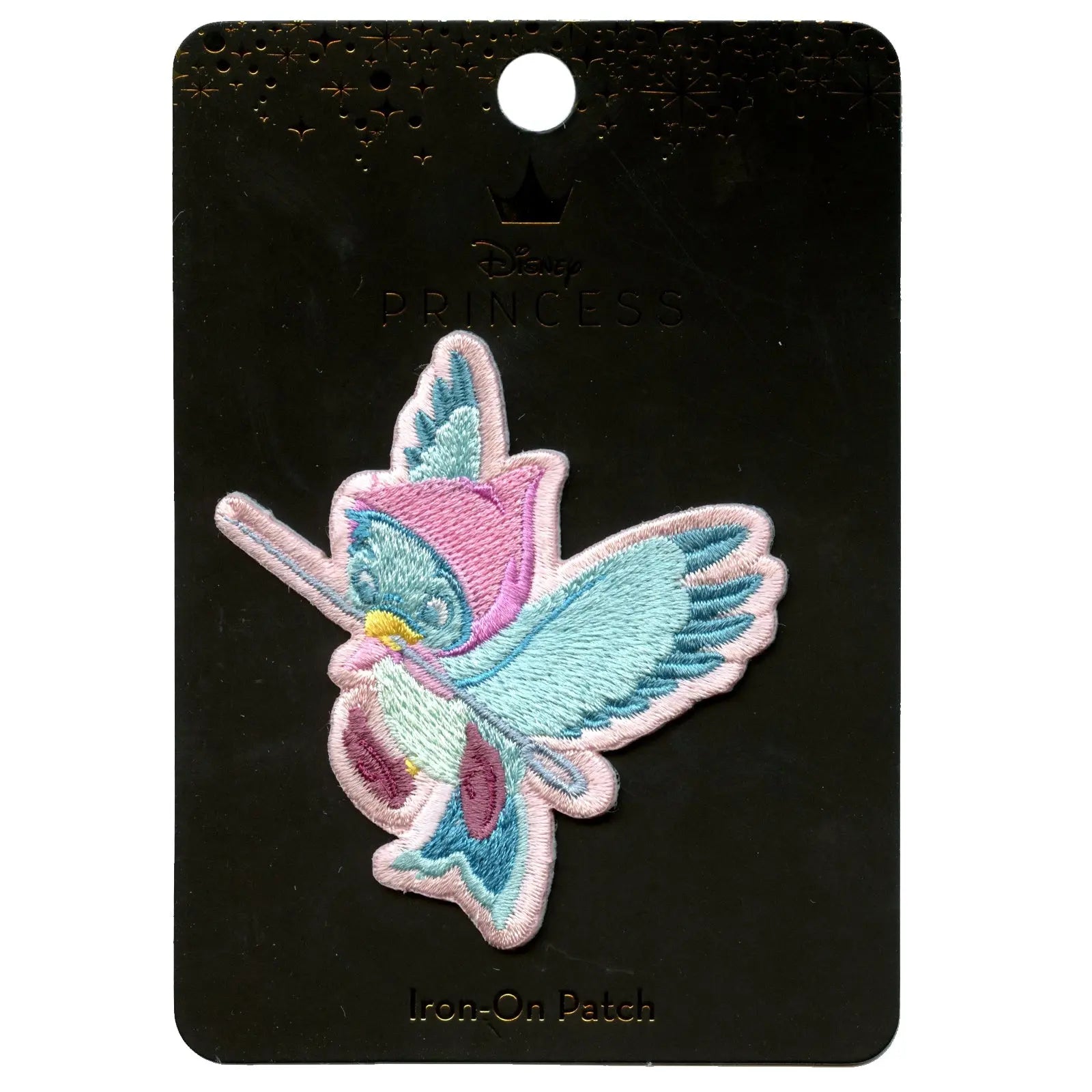 Official Cinderella Bird With Needle Embroidered Iron On Applique Patch