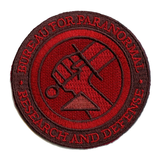 Official Hell Boy: B.P.R.D. (Bureau For Paranormal Research and Defense) Logo Embroidered Iron On Patch