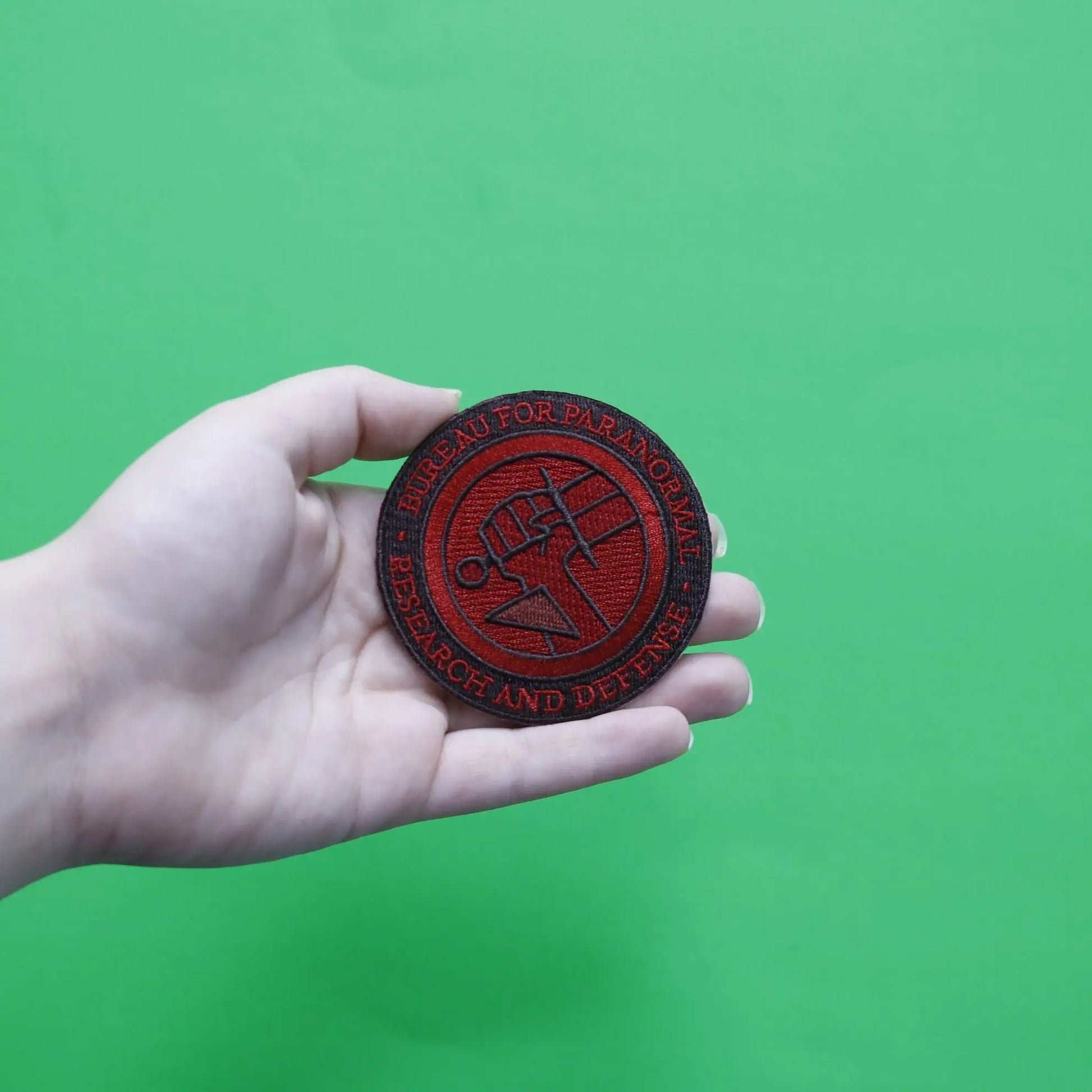 Official Hell Boy: B.P.R.D. (Bureau For Paranormal Research and Defense) Logo Embroidered Iron On Patch