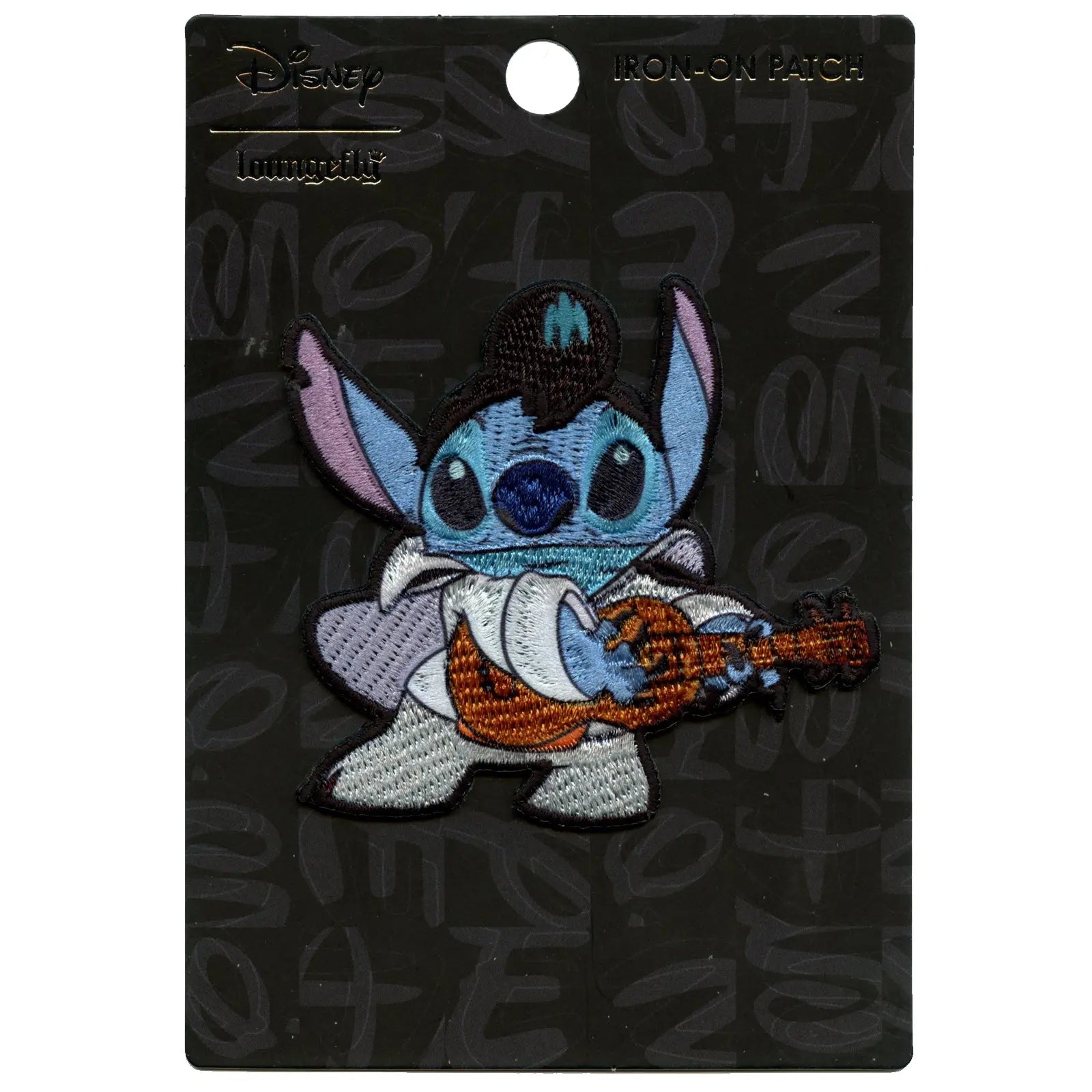 Official Lilo And Stitch: Elvis Stitch Embroidered Iron On Applique Patch