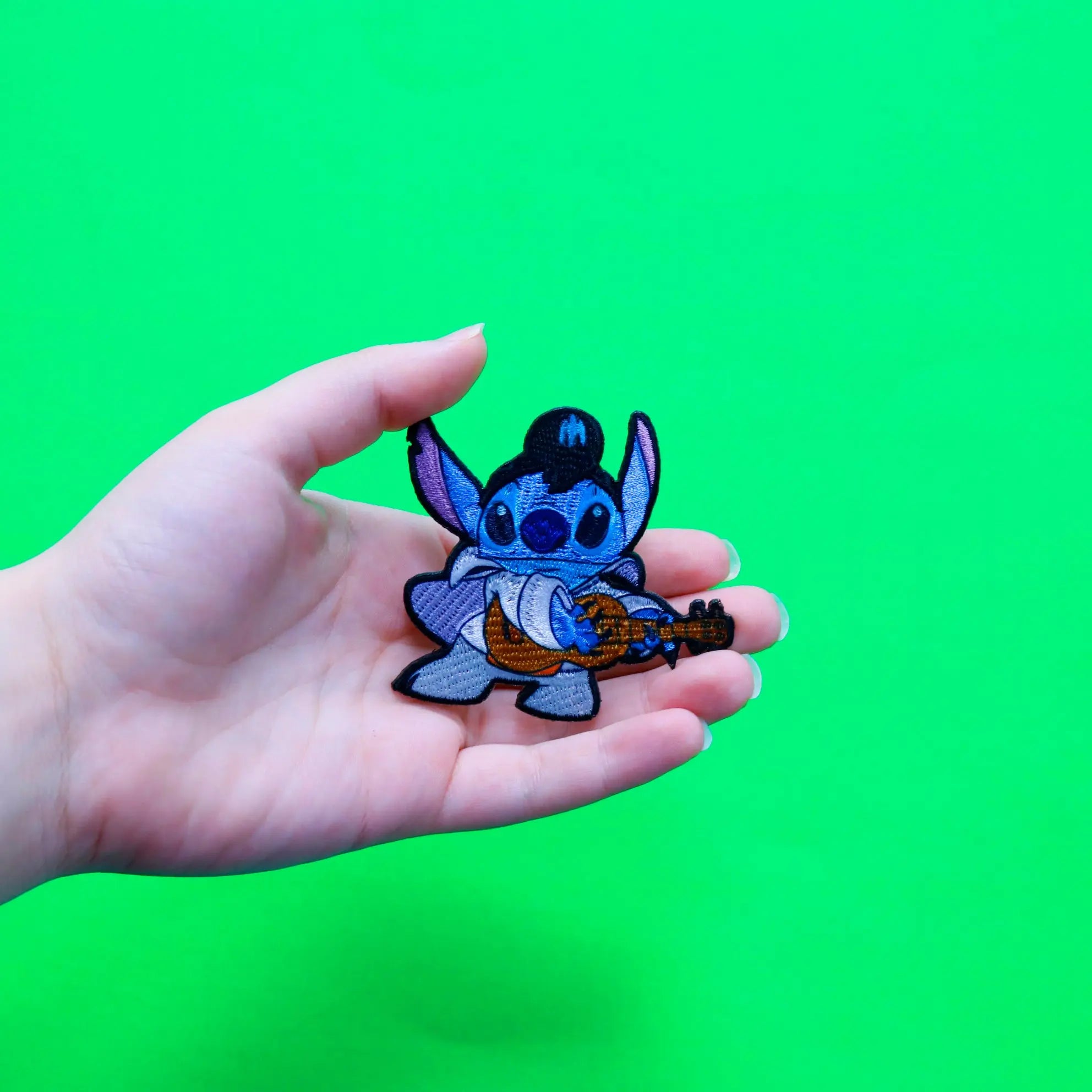 Official Lilo And Stitch: Elvis Stitch Embroidered Iron On Applique Patch